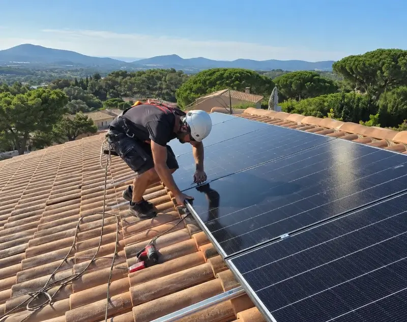 Installateur panneaux solaires Quincieux — pose photovoltaïque sur toiture