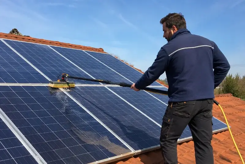 Nettoyage et entretien de panneaux solaires à Quincieux